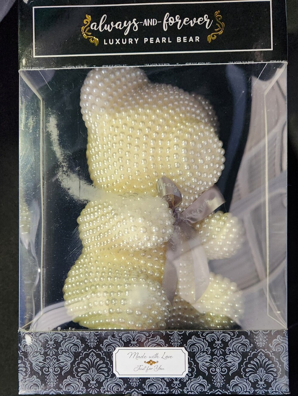 LUXURY DECORATIVE PEARL BEAR